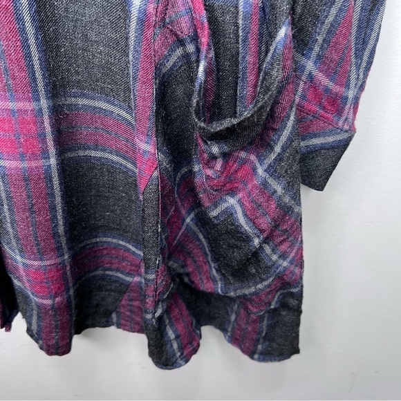 Zara Plaid Mini Shirt Dress with Pockets Size Small - Picture 7 of 13